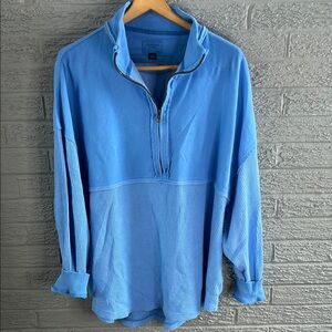 American Eagle Half knit Quarter-Zip Pullover Sweatshirt